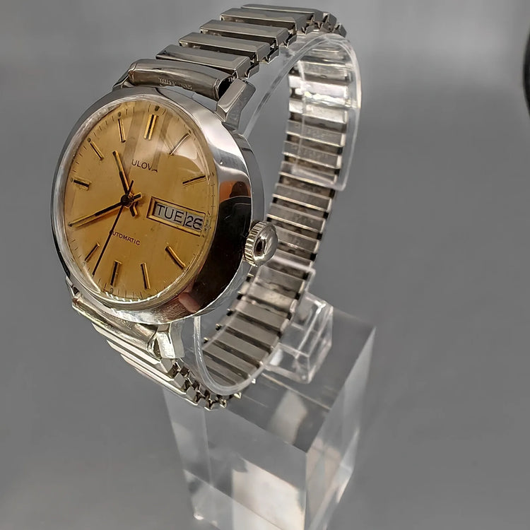 Bulova, Selwinding 21, Automatique, Acier, 1970, Montres bracelet