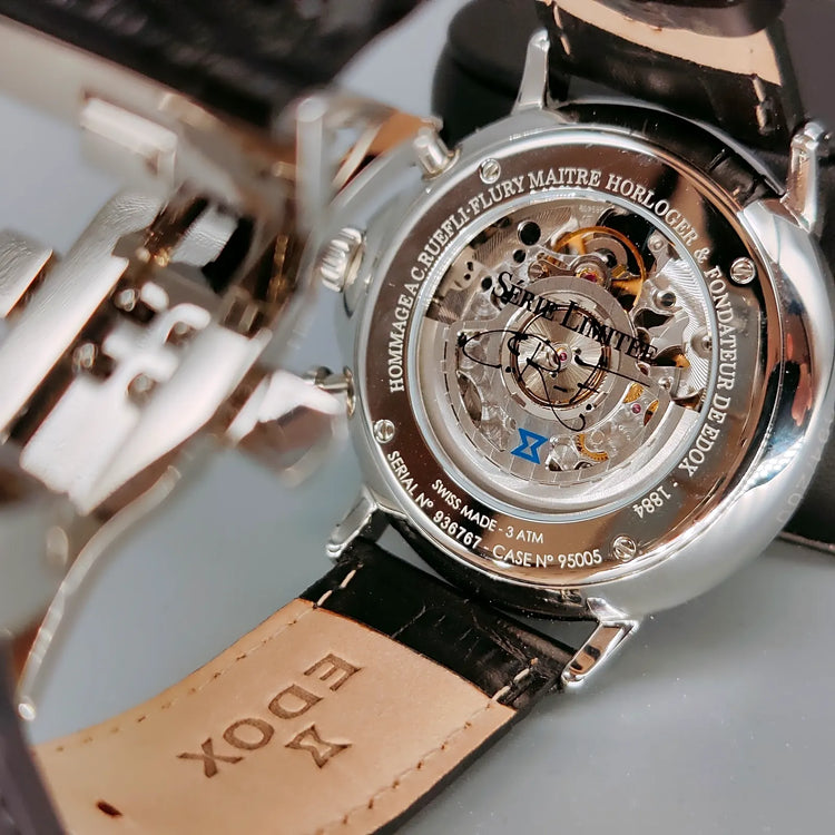 Edox, Les Brémonts, Automatique, Acier, 2018, Montres bracelet