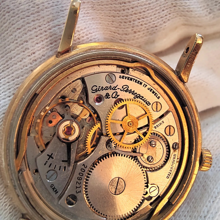 Girard-Perregaux, Sea Hawk, Manuel, Or plaqué, 1960, Montres bracelet