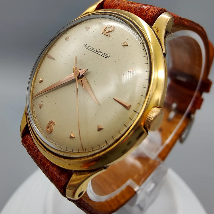 Jeager-LeCoultre, Classique, Manuel, Or jaune massif, 1970, Montres bracelet