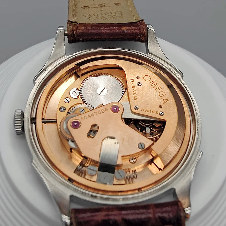 Omega, Oversized, Automatique, Acier, 1935, Montres bracelet