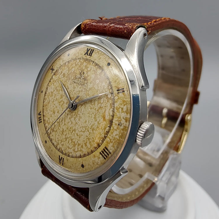 Omega, Oversized, Automatique, Acier, 1935, Montres bracelet