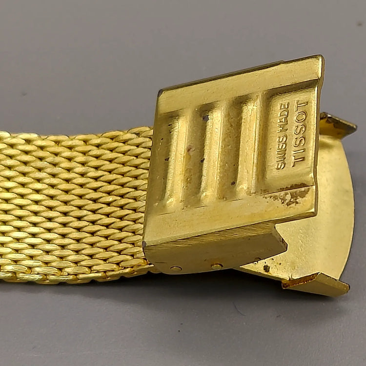 Tissot, Stylist, Manuel, Or plaqué, 1960, Montres bracelet