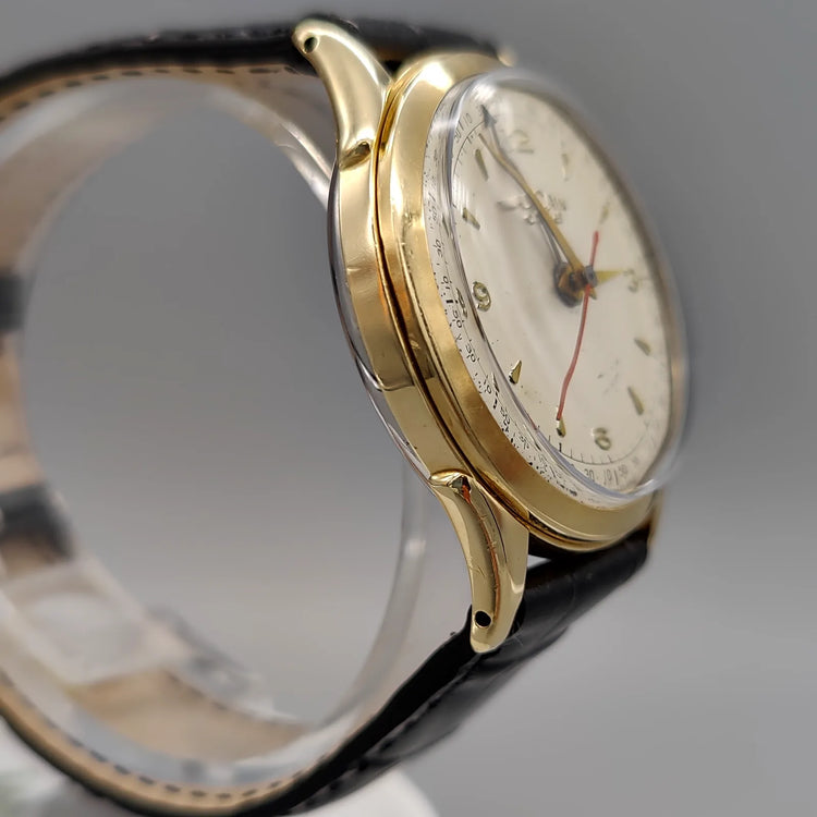 Vulcain, Cricket, Manuel, Or plaqué, 1960, Montres bracelet