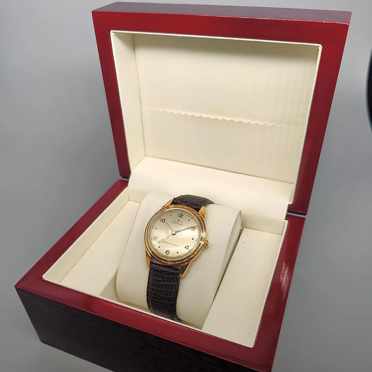 Zenith, Full Set, Manuel, Or jaune massif, 1955, Montres bracelet