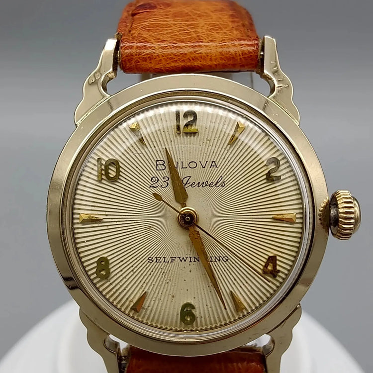 Bulova, Selfwinding, Automatique, Or plaqué, 1950, Montres bracelet