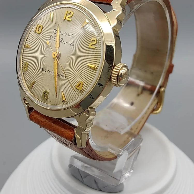 Bulova, Selfwinding, Automatique, Or plaqué, 1950, Montres bracelet