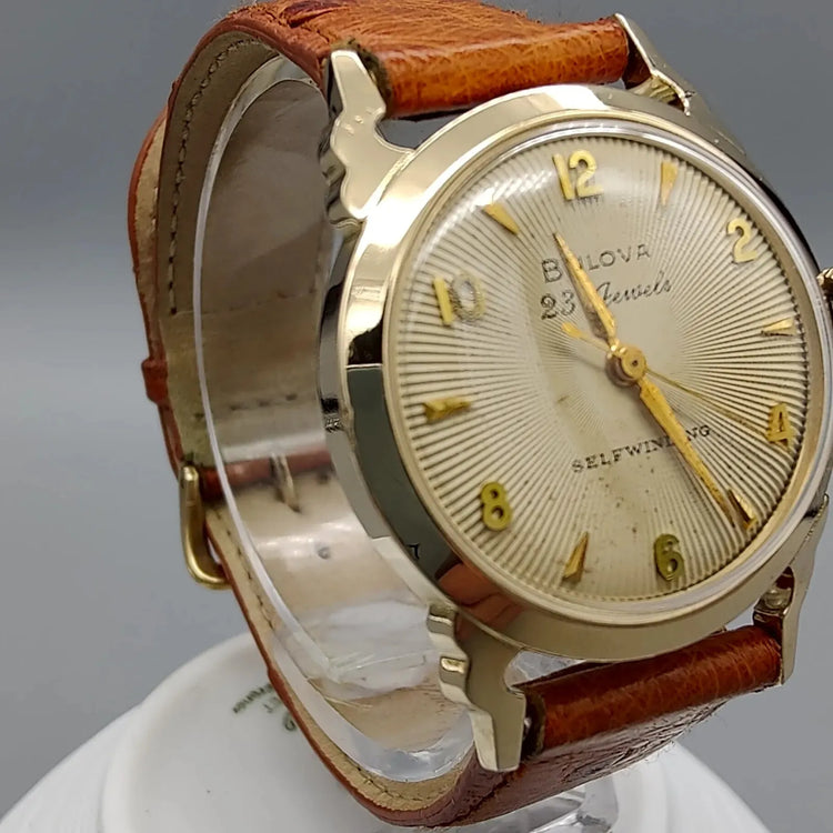 Bulova, Selfwinding, Automatique, Or plaqué, 1950, Montres bracelet