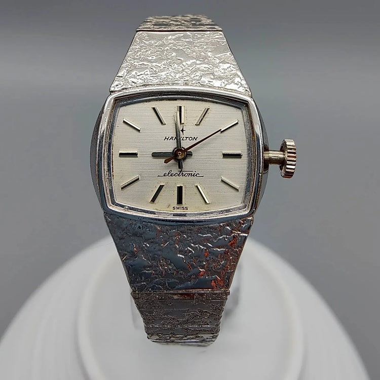 Hamilton, Juno, Electronique, Acier, 1980, Montres bracelet