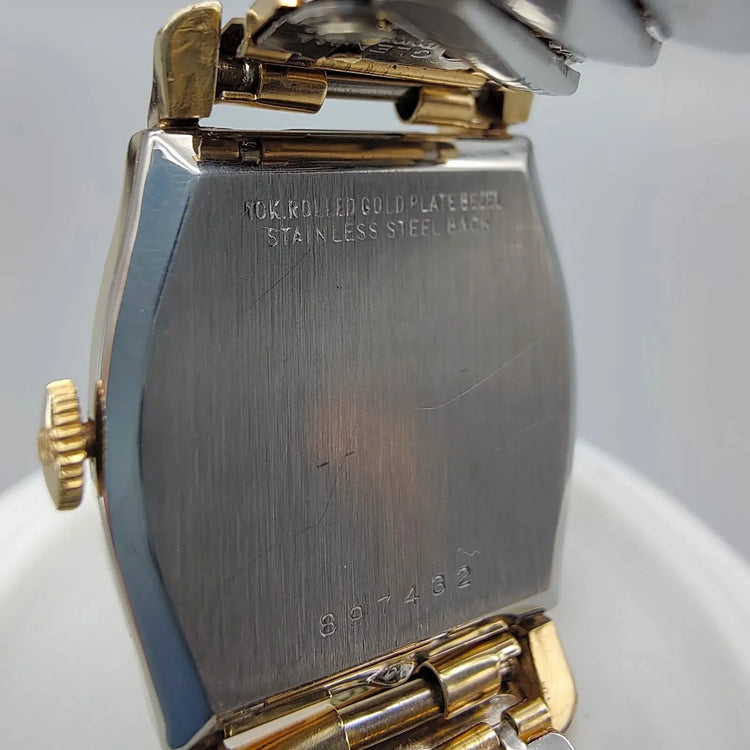 Benrus, Penney's, Manuel, Or plaqué, 1950, Montres bracelet