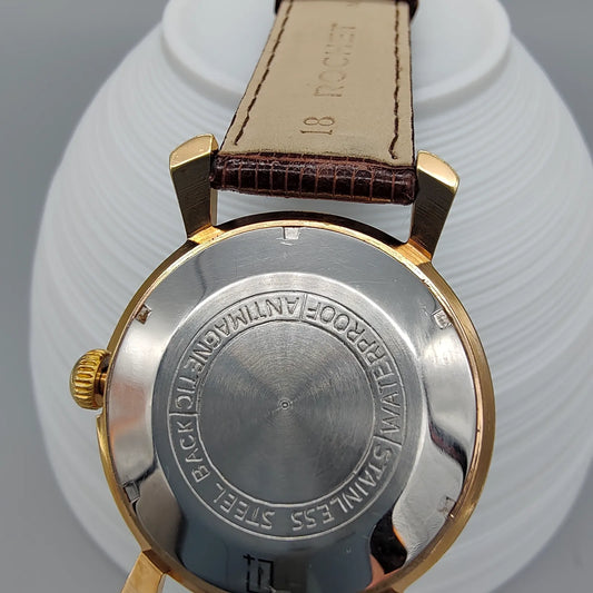Cadillac, Geneve, Manuel, Or plaqué, 1960, Montres bracelet