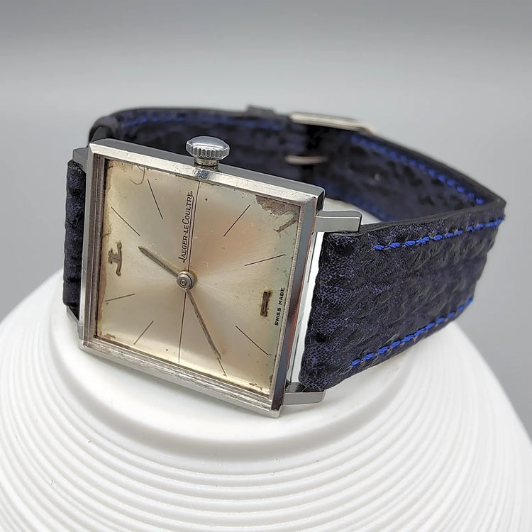 Jeager-LeCoultre, Square, Manuel, Acier, 1970, Montres bracelet