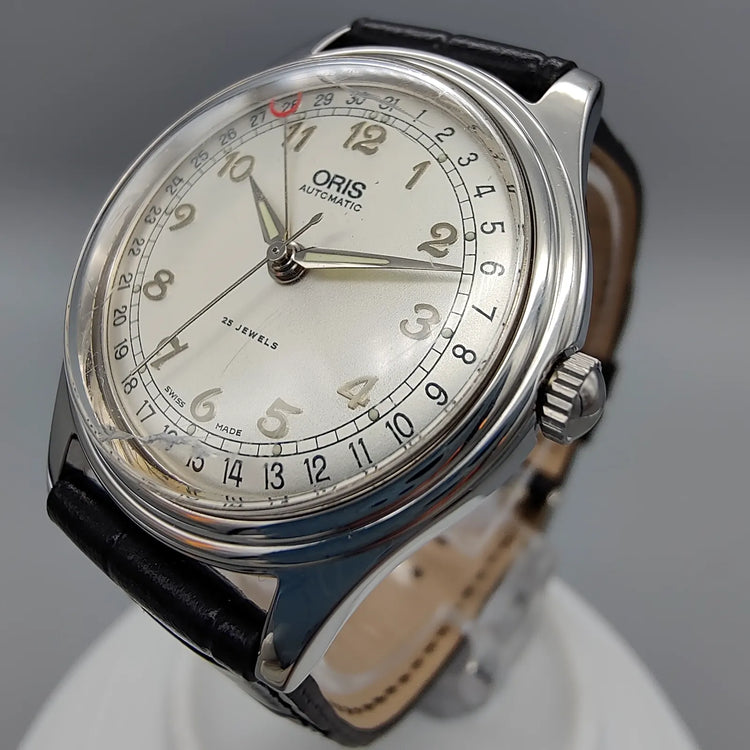 Oris, Incabloc, Manuel, Acier, 1960, Montres bracelet