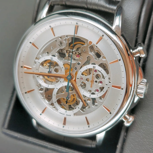 Edox, Les Brémonts, Automatique, Acier, 2018, Montres bracelet