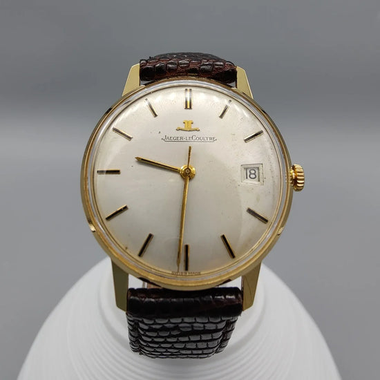 Boîtier Jaeger-LeCoultre Classique 1980, montre automatique vintage. Un classique intemporel pour femme.