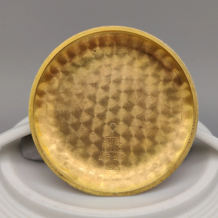 Montre Lemania Chronographe vintage 1955, cadran champagne. Superbe exemplaire pour passionnés de montres classiques.